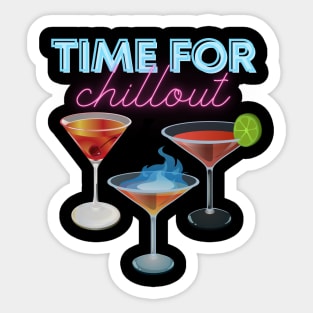 Time to chillout Sticker